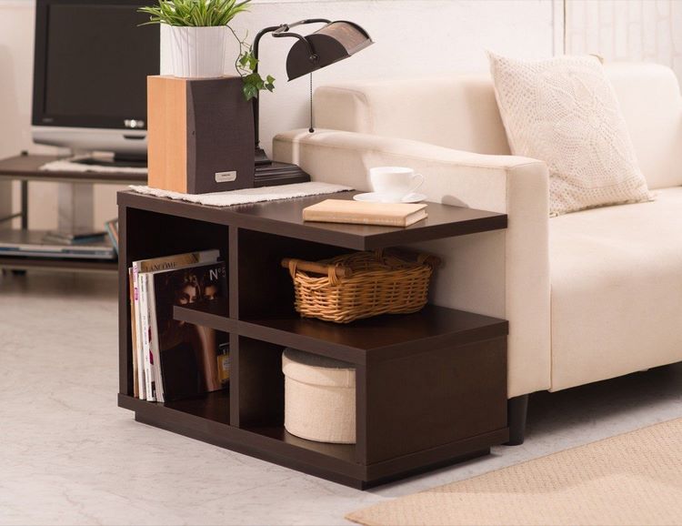 Multi level side table ideas functional and space saving furniture