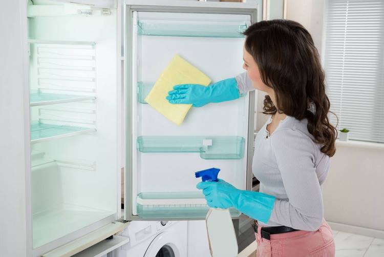 Why should you clean a new fridge before using
