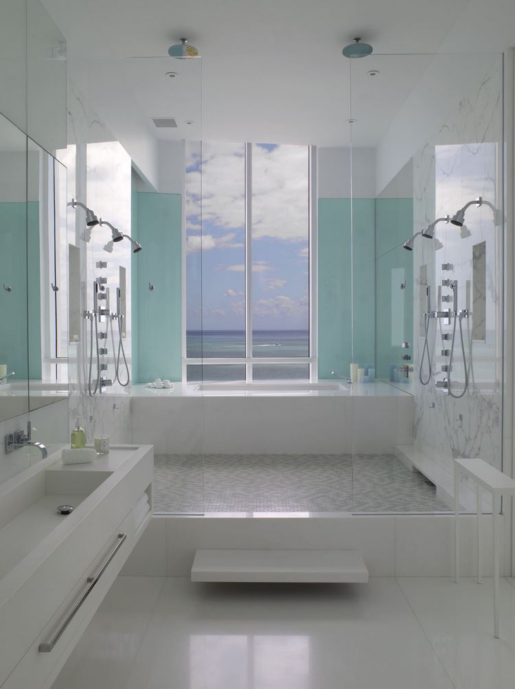bathroom decorating ideas color combinations white and tiffany blue