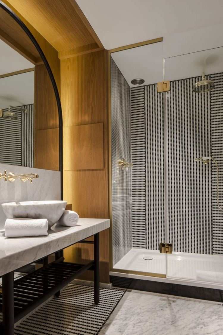 chic bathroom designs Art Deco style ideas