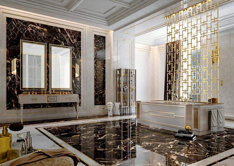 Glamorous Art Deco Bathroom Designs Elegant And Chic Interiors