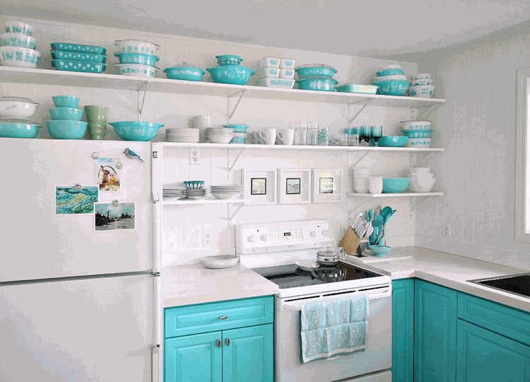 how to use tiffany blue color in home decor