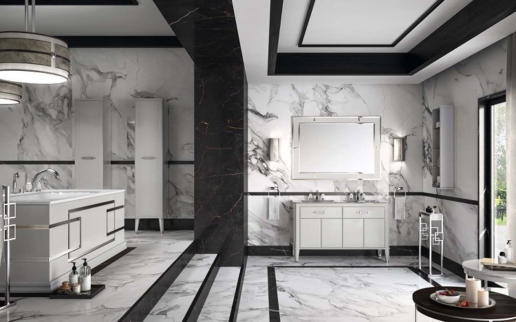 marble bathroom design Art Deco interior designs