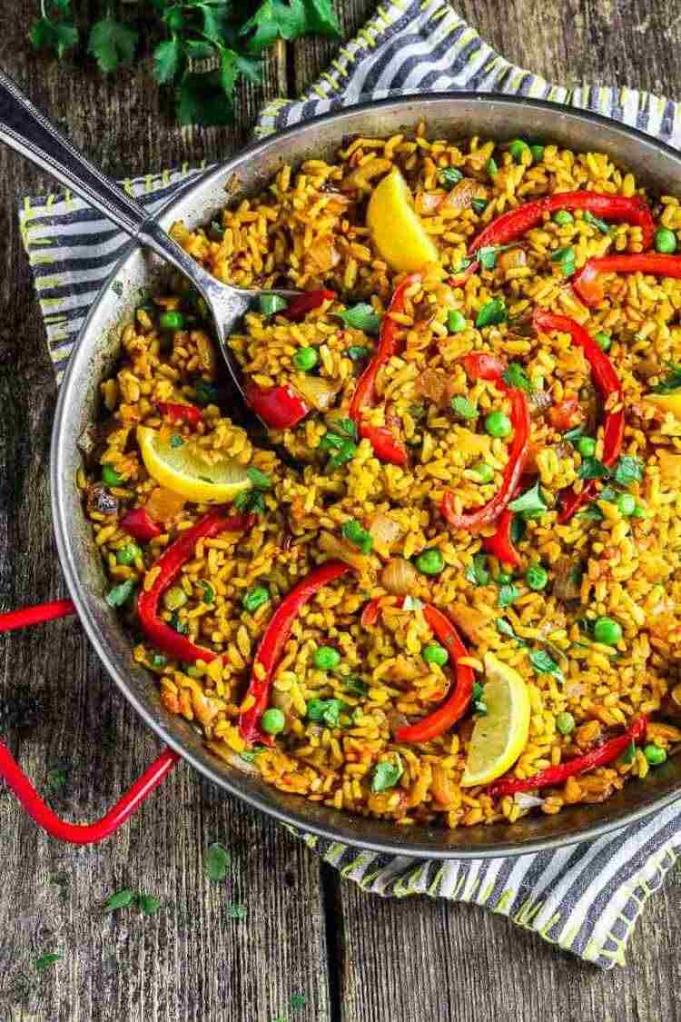 vegan paella recipe