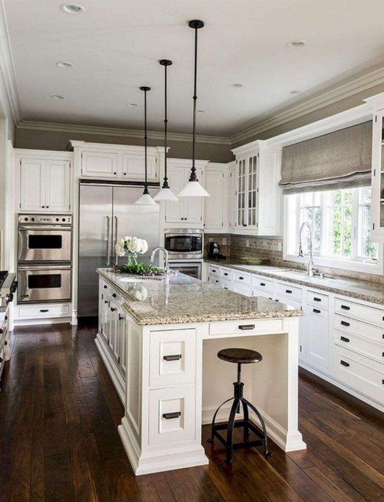 white-kitchen-cabinets-and-dark-wood-flooring-home-renovation-ideas