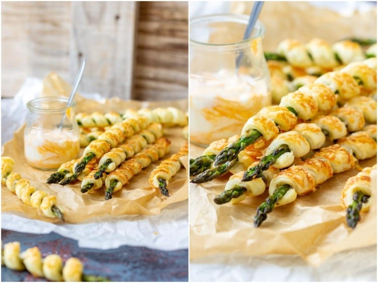 Easy Asparagus Pastry Twists