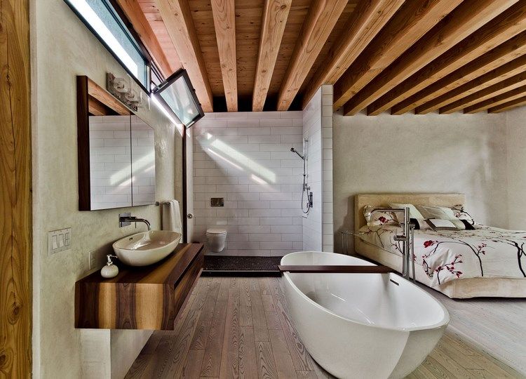 Open bathroom designs walk in shower or a bathtub