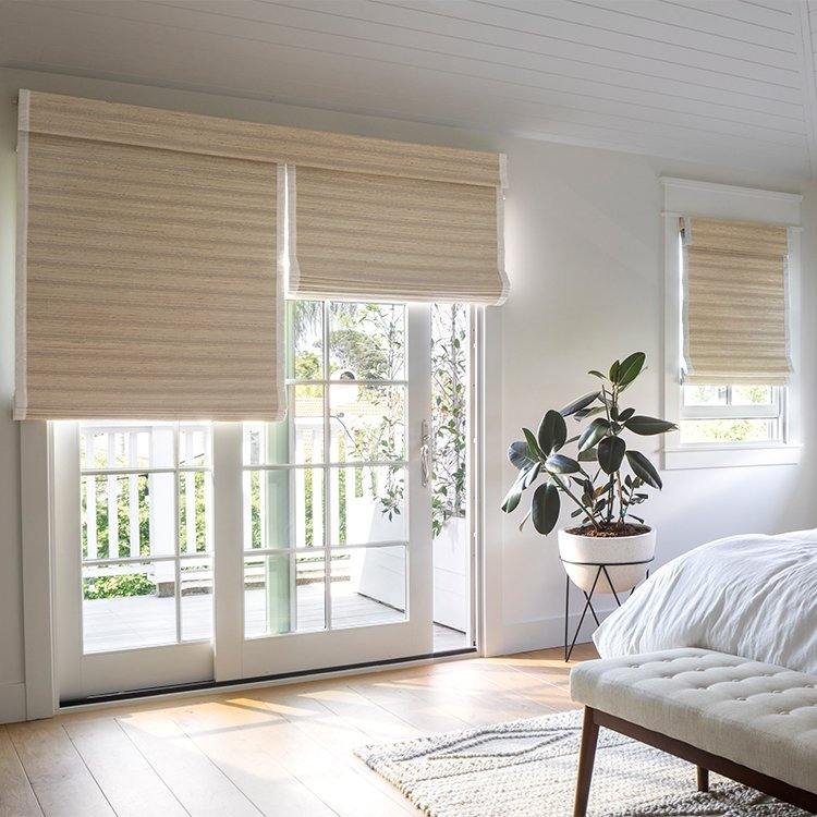 Roman shades are exceptionally functional