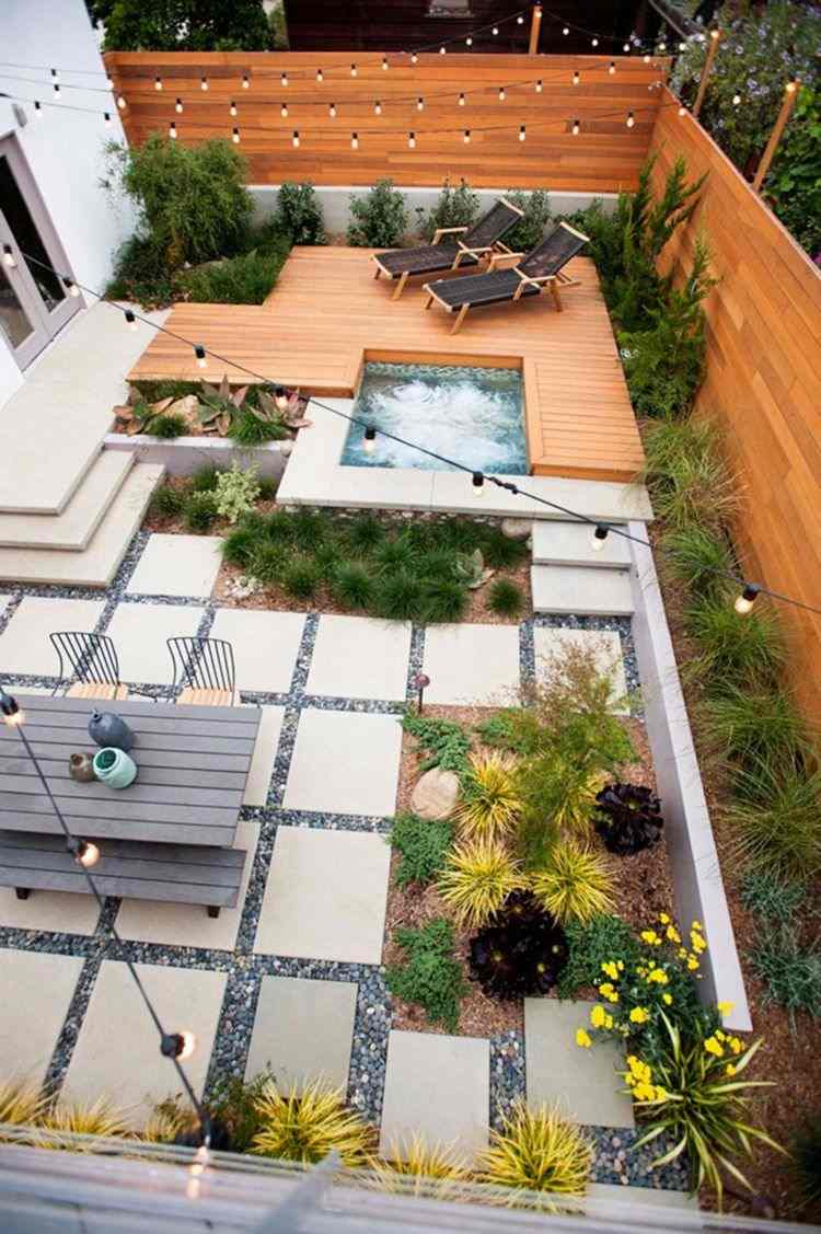 contemporary-backyard-design-ideas-pool-area-dining-zone