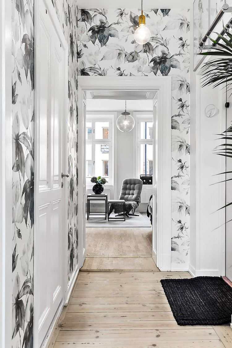 how to decorate a small hallway