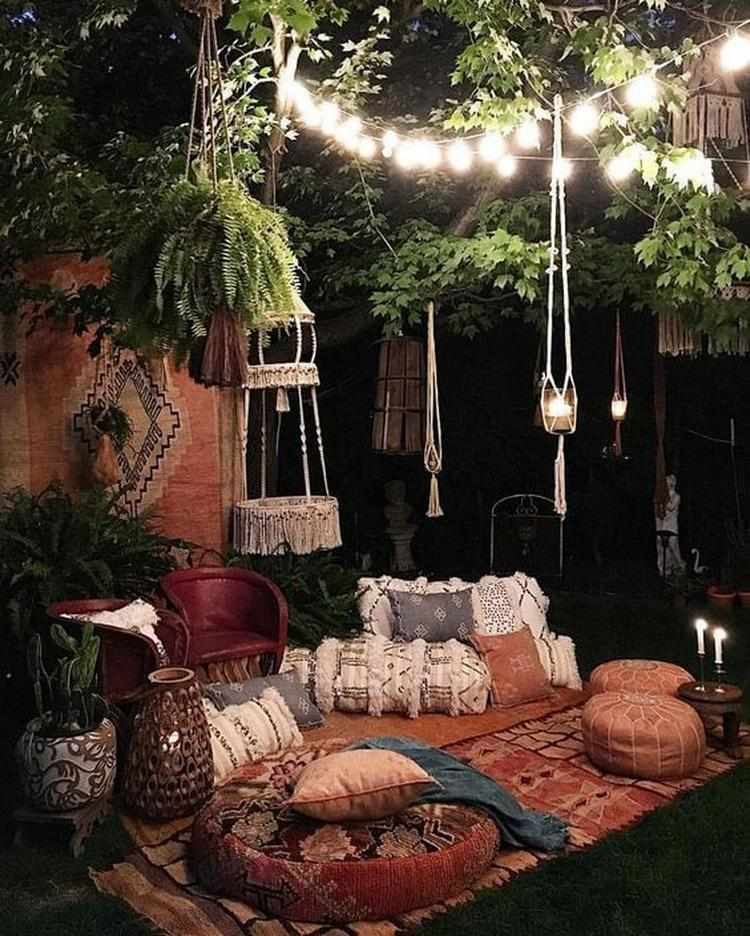 inspiring boho patio decorating ideas backyard garden designs