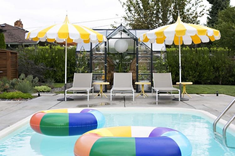 pool accessories sun shade ideas