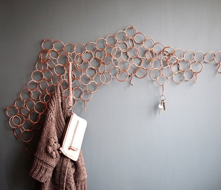 space saving ideas unique wall mounted coat racks and hooks
