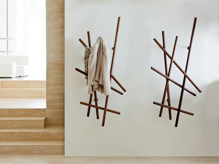 original coat racks and hooks unique hallway decor ideas