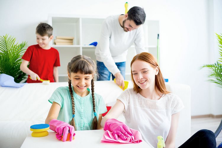 Assign daily tasks and include all family members in chores