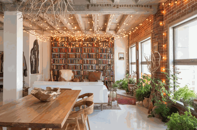 50 Fairy Lights Decorating Ideas Create Magical Atmosphere In Any Room - String Lights On Ceiling Beams