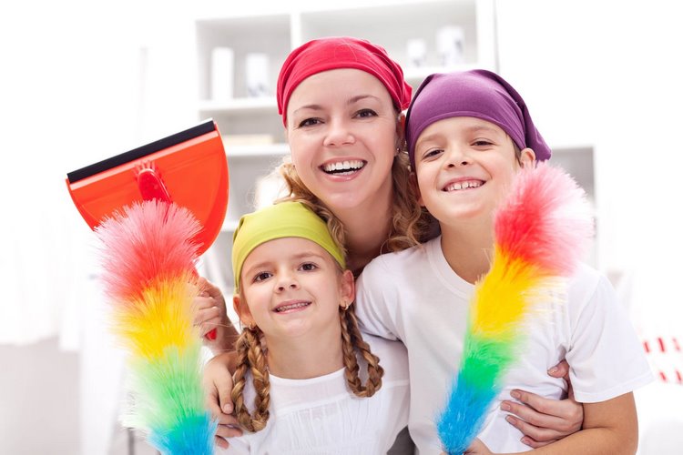 Cleaning with children how to involve kids in house chores