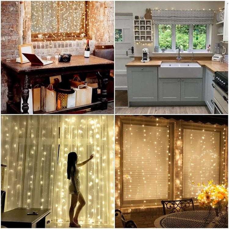Fairy lights window decorating ideas
