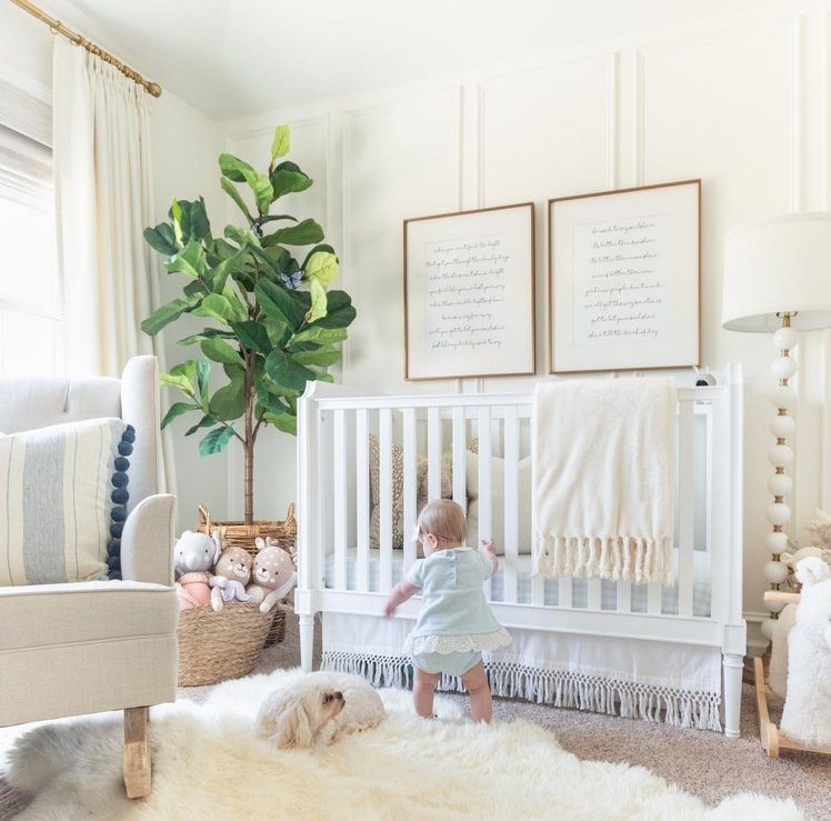 Baby Girl Room Decor That Is Not Pink Harmonious Nursery Ideas