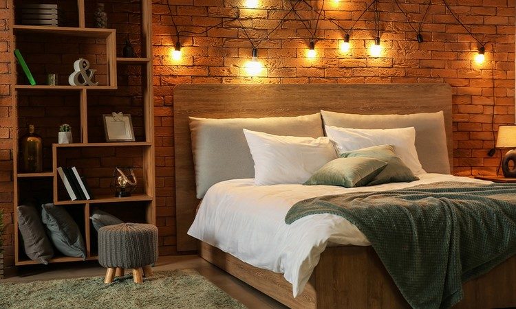 fairy lights bedroom wall decorating ideas