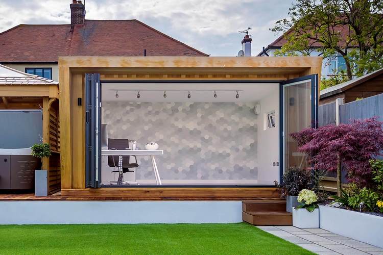 garden room ideas bifold doors home office design