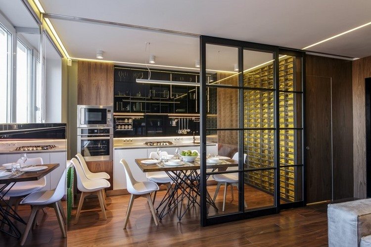 glass partition walls in interior design pros and cons