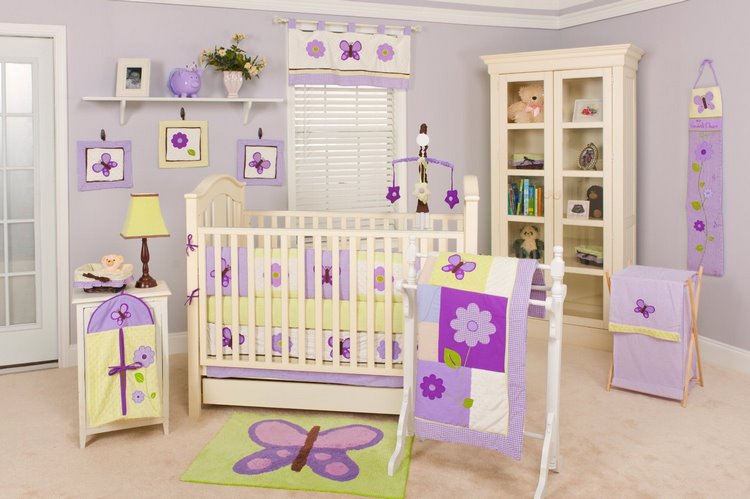 purple-baby-girl-room-decor-white-furniture