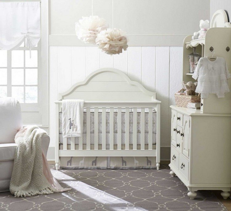 white nursery room gray carpet