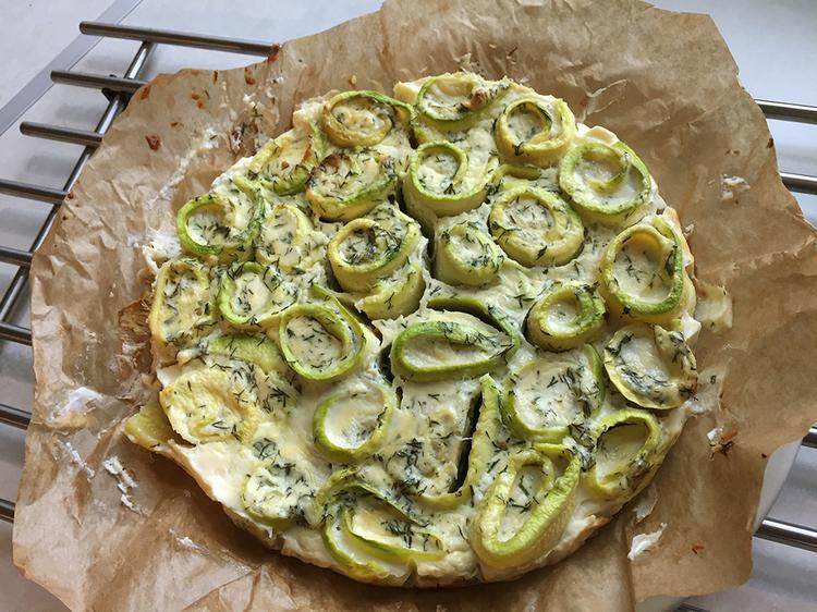 Baked Zucchini Rolls with Cheese