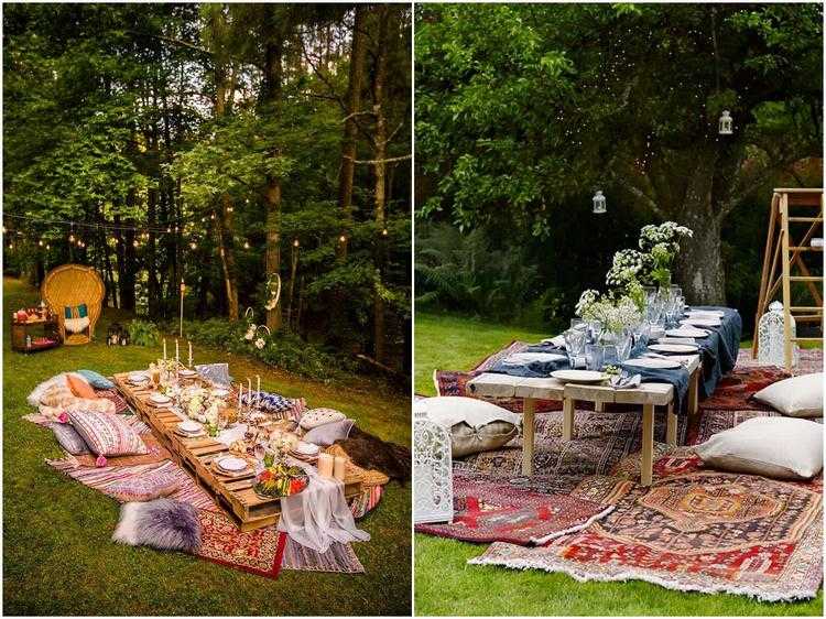 Bohemian Style Garden Party Ideas