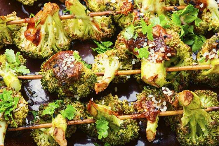 Grilled Harissa Broccoli Recipe