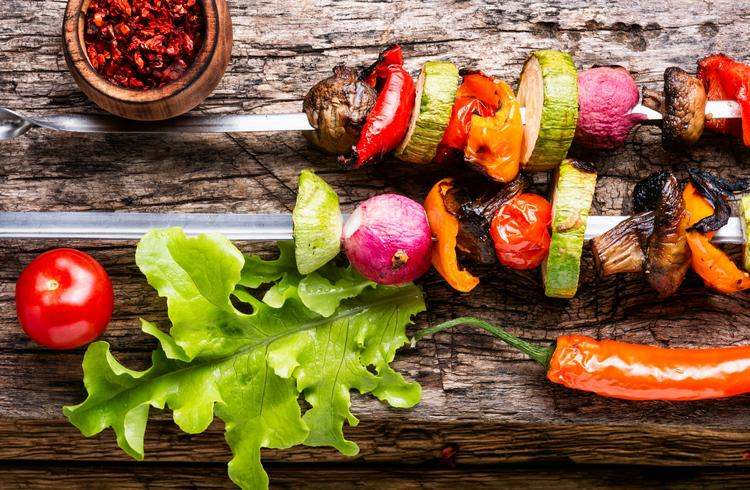 Grilled Vegetable Skewers Vegan Recipes for your Summer Barbecue