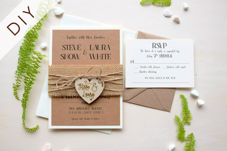 Rustic Wedding Invitations