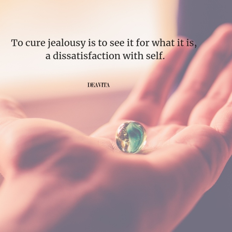 How to cure jealousy quotes with photos