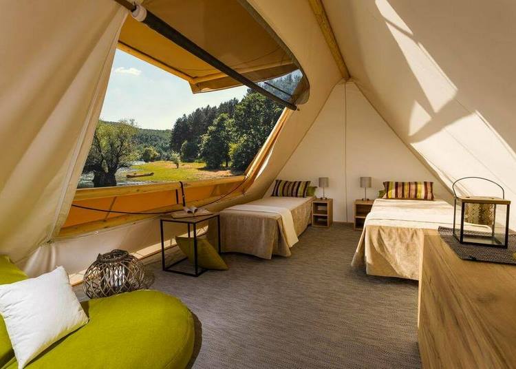 where the word Glamping comes from