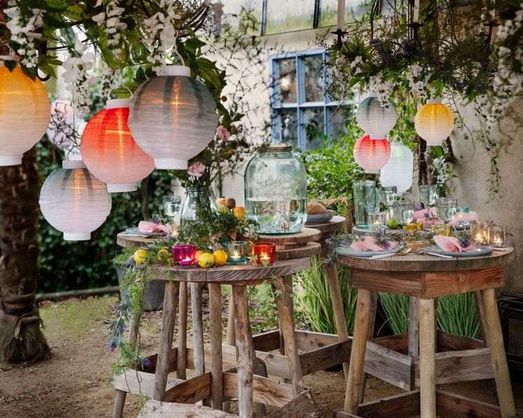 awesome garden party decor ideas lanterns flowers