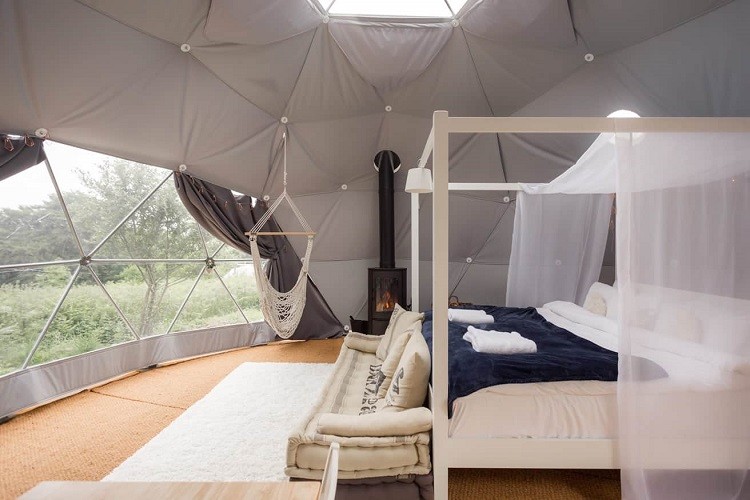 glamping glamorous camping geo dome accommodation