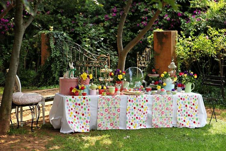 gorgeous table decoration backyard summer party ideas