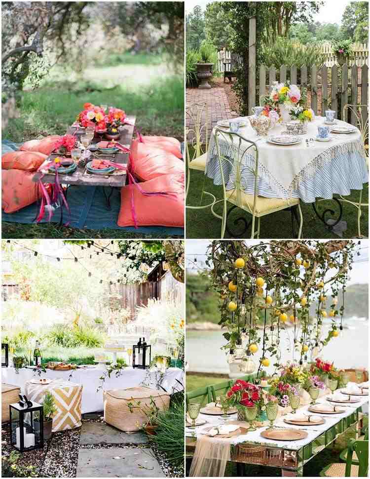 how to decorate the garden for your summer party