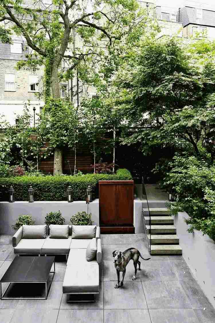 modern backyard design ideas outdoor lounge furniture