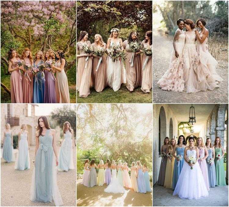 Fairytale wedding bridesmaid dresses ideas