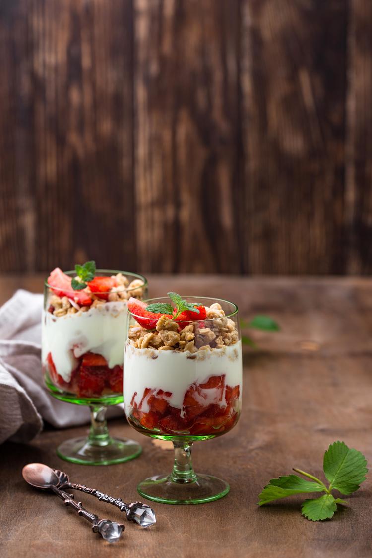 Strawberry and Yogurt Parfait