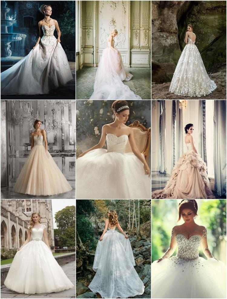 princess wedding dresses for fairytale themed wedding