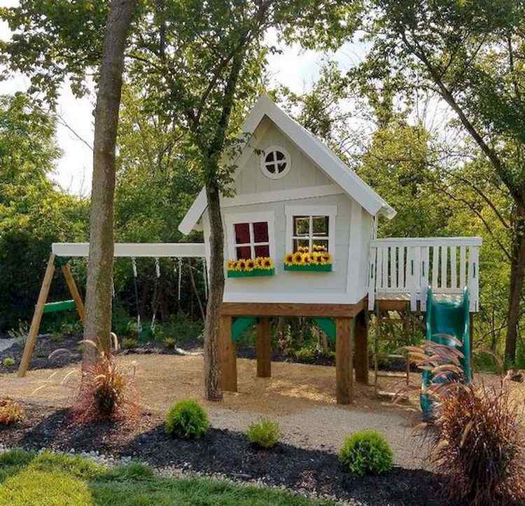 tree house backyard ideas family garden designs