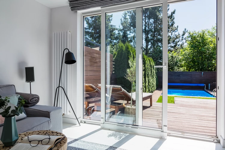 Slide patio doors are modern and practical