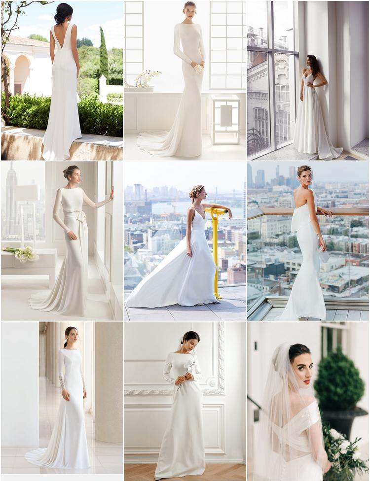 minimalist wedding dresses ideas modern brides