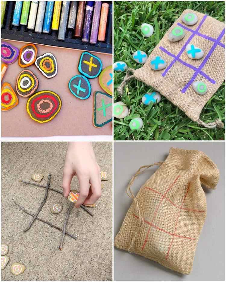 tic tac toe painted rocks fun crafts for kids