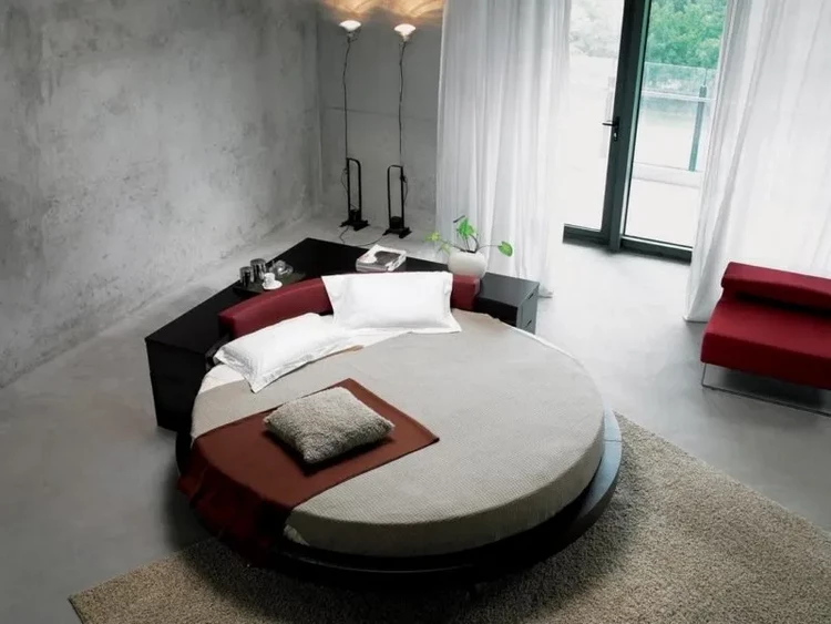 trendy round bed designs contemporary bedroom interiors