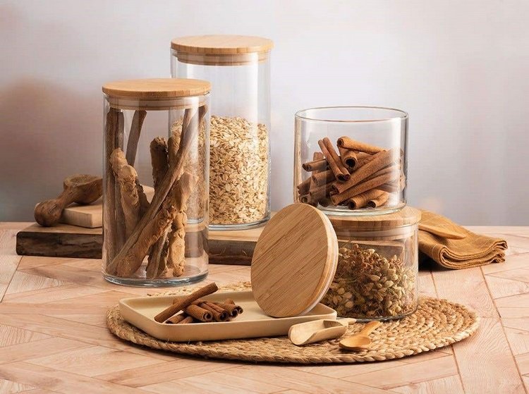 Glass Canisters Trendy Eco Friendly and Plastic Free Kitchen Storage Options