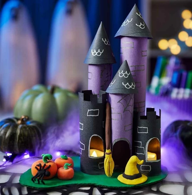 Halloween Paper Crafts DIY Haunted Castle